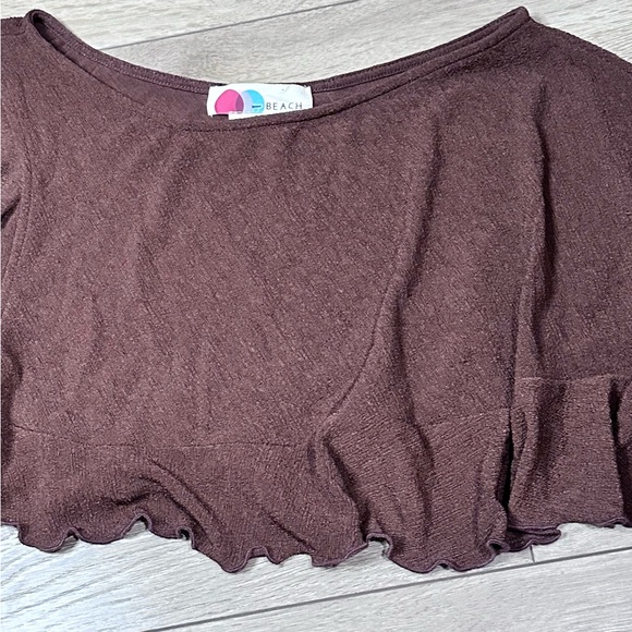 NWOT Free People Beach Trinity Top Chocolate Brown - Picture 10 of 15